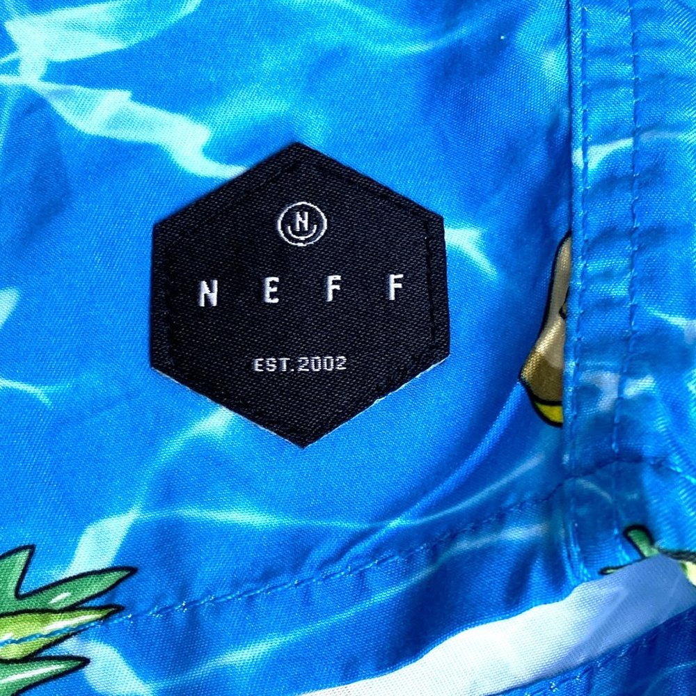 Neff Swim Trunks Pineapple Float Waves Swimwear, … - image 4